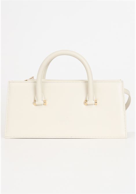 Fly Bamby Leather women's cream shoulder bag PATRIZIA PEPE | Bags | 8B0134/L061W338