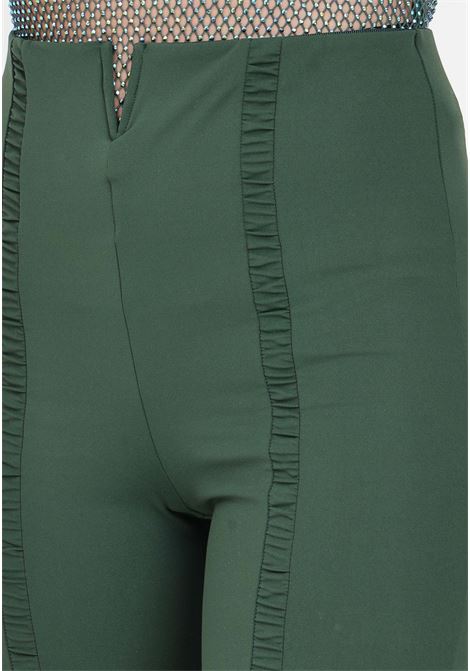 Green women's trousers PATRIZIA PEPE | Pants | 8P0574/J129G570