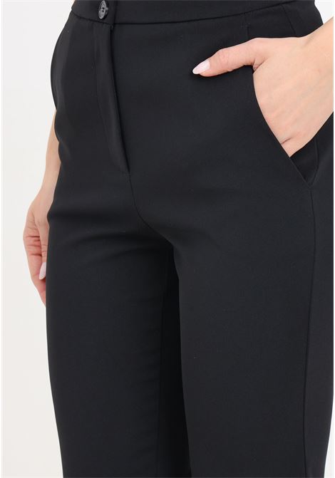Pantaloni donna neri con tasche laterali PATRIZIA PEPE | Pantaloni | 8P0585/A6F5K103