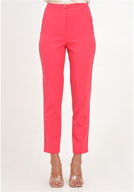 Hybrid rose women's trousers with side pockets PATRIZIA PEPE | 8P0585/A6F5M481