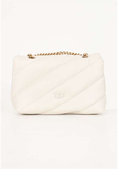 Classic Love Bag Puff women's silk white shoulder bag PINKO | Bags | 100038-A0F2Z14Q