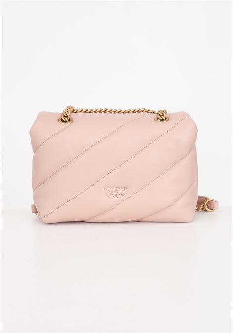 Borsa da donna rosa cipria mini love bag puff maxi quilt PINKO | Borse | 100039-A0F2O81Q