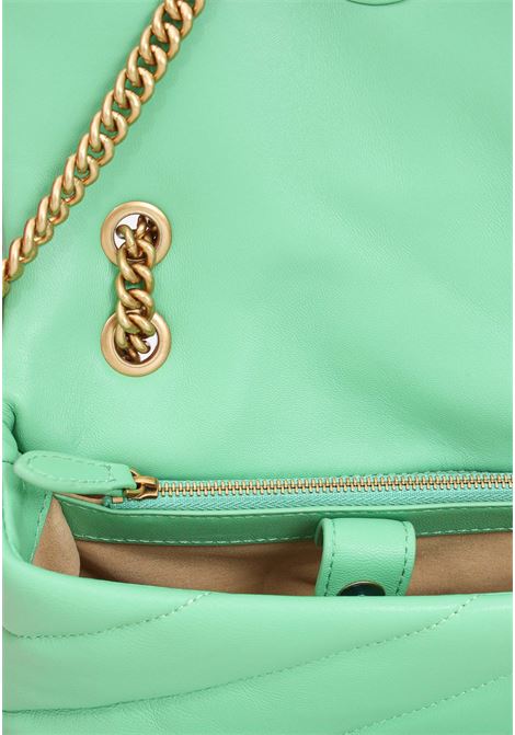 Borsa da donna verde menta mini love bag puff maxi quilt PINKO | Borse | 100039-A0F2T36Q
