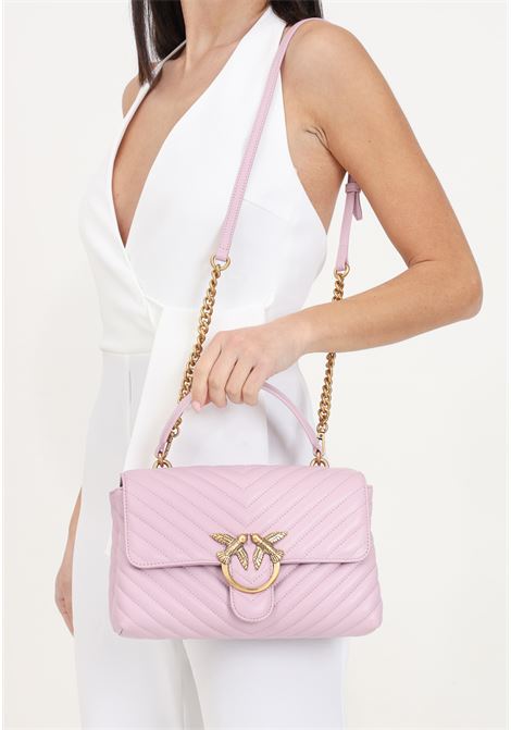 Lilac women's bag, Lady Love Bag Puff model PINKO | Bags | 100043-A0GKWWGQ