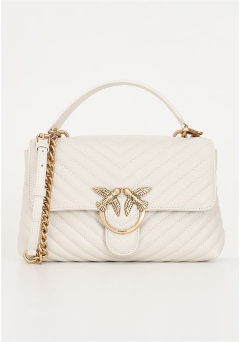 White silk women's bag, Lady Love Bag Puff model PINKO | 100043-A0GKZ14Q