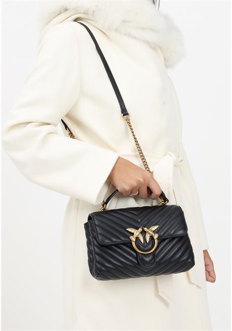 Love Lady Puff Mini' women's black shoulder bag PINKO | Bags | 100044-A0GKZ99Q