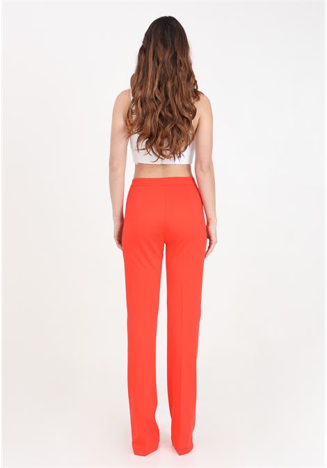 Orange women's flared technical stretch trousers PINKO | 100054-A0HMB02