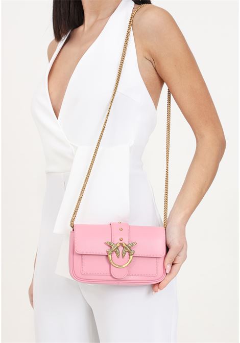 Borsa da donna rosa Pocket Love Bag One Simply PINKO | Borse | 100061-A0F1P31Q