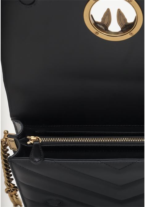 Love Click Classic women's black shoulder bag PINKO | 100063-A136Z99Q