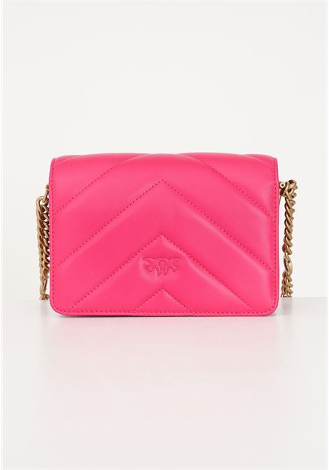 Love Click Mini women's pink shoulder bag PINKO | 100067-A136N17Q
