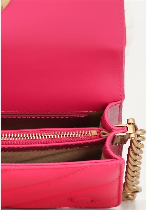 Borsa a tracolla rosa da donna Love Click Mini PINKO | Borse | 100067-A136N17Q