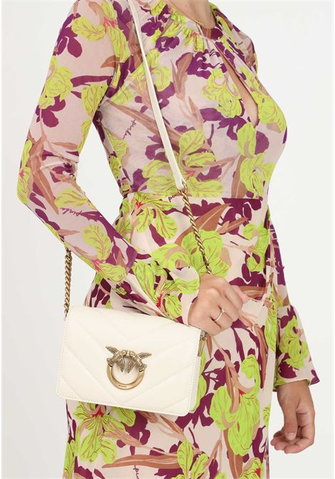 Love Click Mini silk white women's bag PINKO | Bags | 100067-A136Z14Q