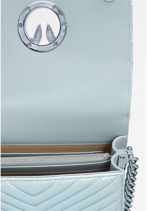 Light blue click metal chevron women's mini love bag PINKO | 100067-A1JEE68B