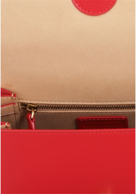 Love One Top Handle Mini Light red women's shoulder bag PINKO | Bags | 100071-A0F1R30Q