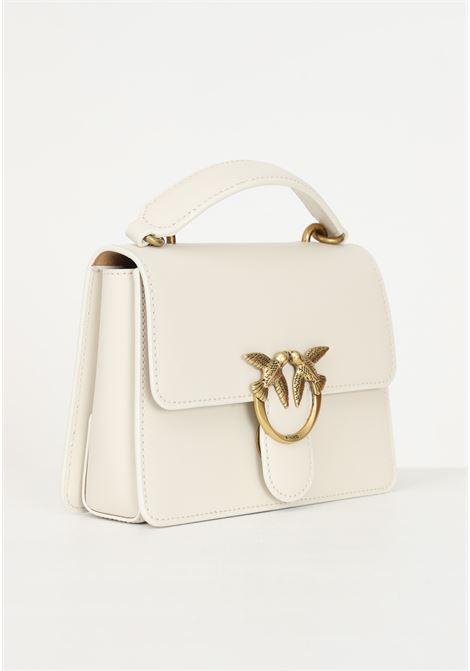 Love One Top Handle Mini Light white women's shoulder bag PINKO | 100071-A0F1Z14Q