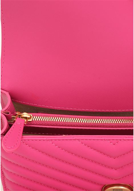 Borsa da donna rosa mini love bag one simply PINKO | 100074-A0GKN17Q