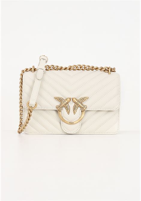 White silk women's bag mini love bag one simply PINKO | 100074-A0GKZ14Q