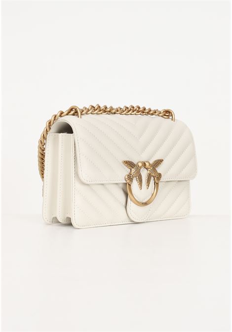 White silk women's bag mini love bag one simply PINKO | 100074-A0GKZ14Q