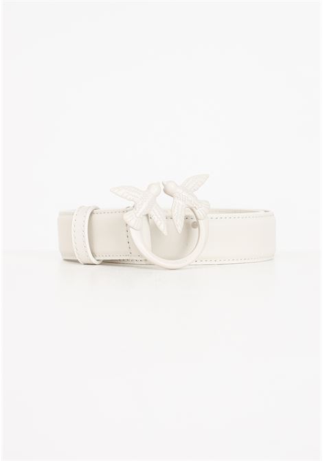 Cintura bianca da donna Love Berry H3 Belt PINKO | Cinture | 100125-A1K2Z14B