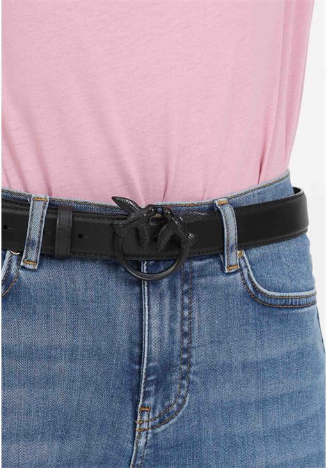 Cintura nera da donna Love Berry H3 Belt PINKO | Cinture | 100125-A1K2Z99B