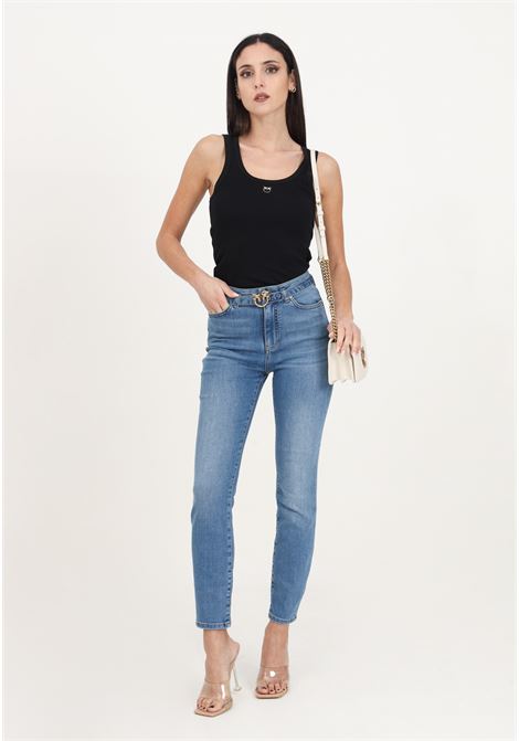 Jeans da donna skinny stretch con cintura PINKO | Jeans | 100161-A1MPPJU