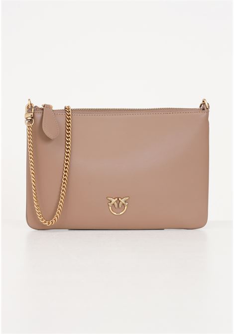 Flat Classic women's beige clutch bag PINKO | Bags | 100455-A0F1D01Q