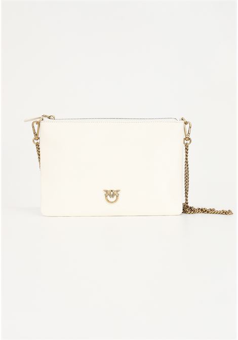 Flat Classic women's white clutch bag PINKO | 100455-A0F1Z14Q