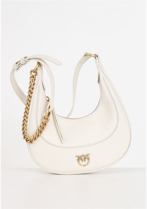 Silk white mini hobo brioche bag for women PINKO | Bags | 101433-A0QOZ14Q