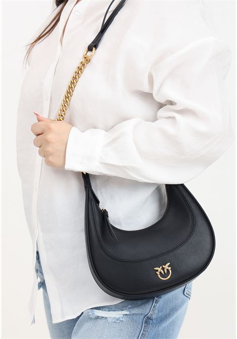 Black women's hobo mini brioche bag PINKO | Bags | 101433-A0QOZ99Q