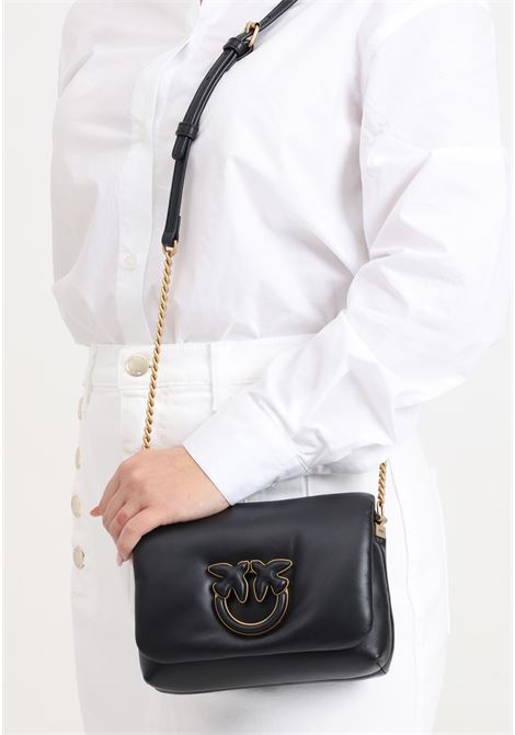 Black women's bag baby love bag click puff nappa PINKO | Bags | 101584-A10FZ99B