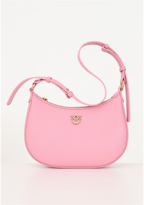 Women's bag navy pink mini love bag half moon simply PINKO | Bags | 102790-A0F1P31Q