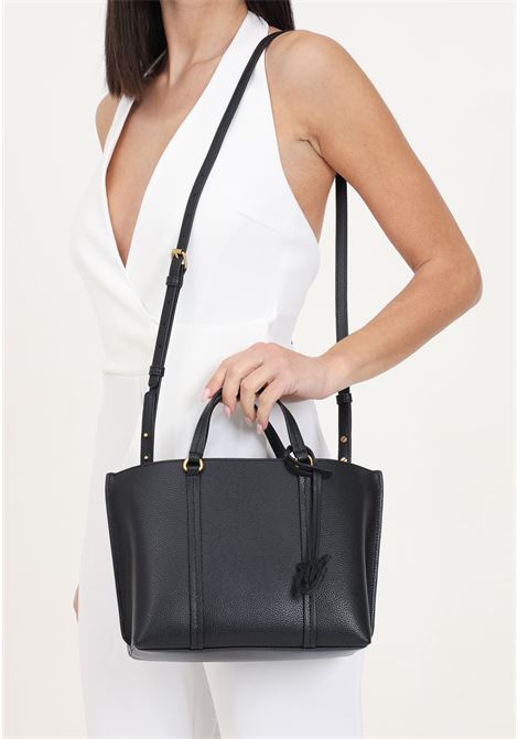 Carrie Shopper Classic black women's handbag PINKO | 102833-A1LFZ99Q