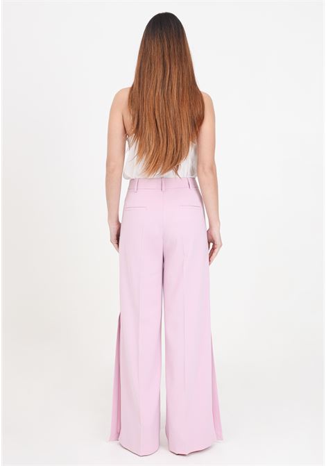 Elegant orchid pink women's trousers with side slits PINKO | Pants | 103233-7624N98