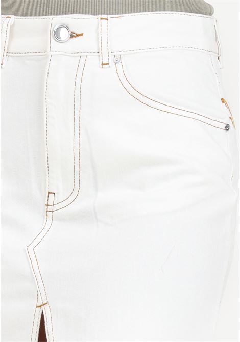 White women's long skirt with slit PINKO | Skirts | 103628-A1VDZ05