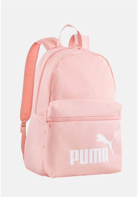 Pink backpack with unisex front logo PUMA | Backpacks | 07994304