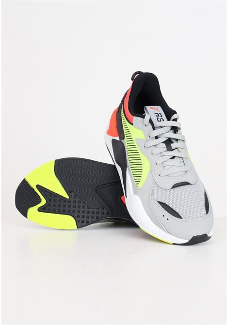 Sneakers uomo RS X HARD DRIVE bianche, arancioni, nere, gialle e grigie PUMA | Sneakers | 36981801