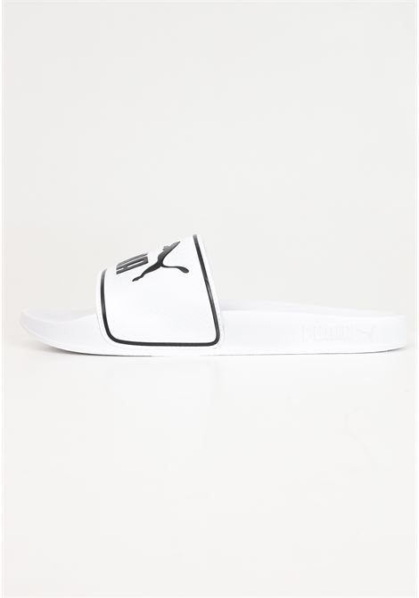 Leadcat 2.0 black and white men's and women's slippers PUMA | Slippers | 38413902