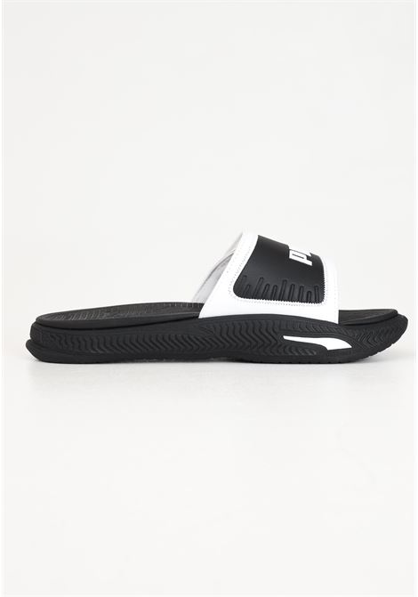 SoftridePro Slide 24 V men's white and black slippers PUMA | 39543102