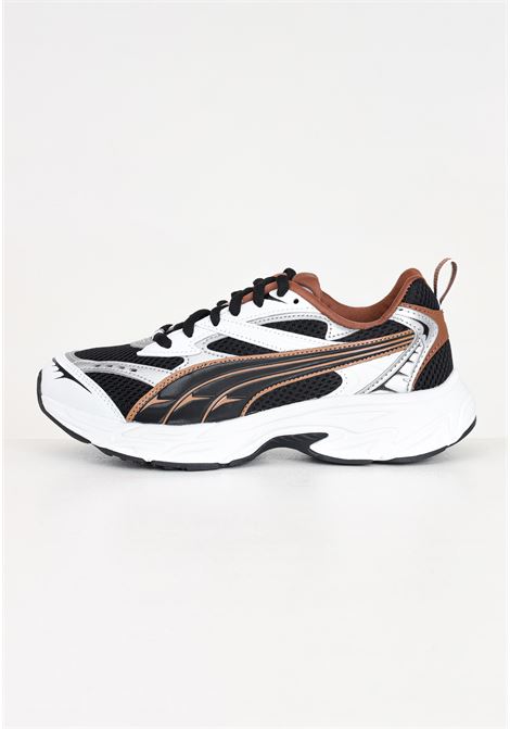 Morphic metallic wns brown and black sneakers for women PUMA | Sneakers | 39729802