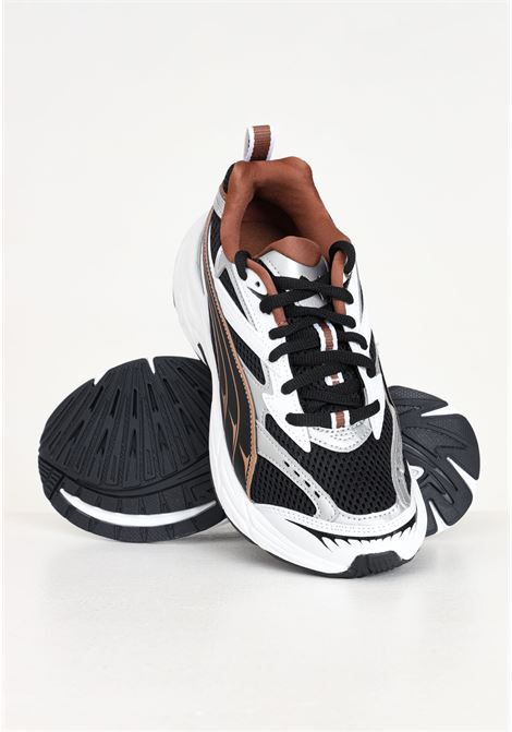 Morphic metallic wns brown and black sneakers for women PUMA | Sneakers | 39729802