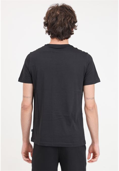 T-shirt da uomo nera essentials logo PUMA | 58666601
