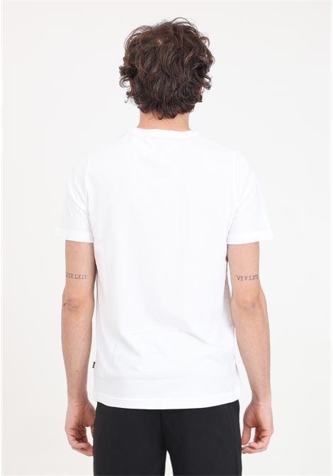 White essentials logo men's t-shirt PUMA | 58666602