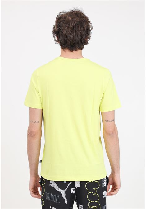 Lime green men's t-shirt Ess small logo PUMA | T-shirt | 58666968