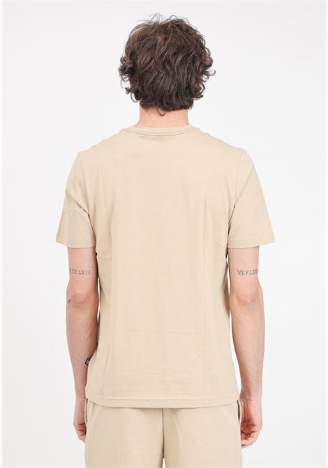 T-shirt da uomo beige Ess small logo PUMA | 58666978