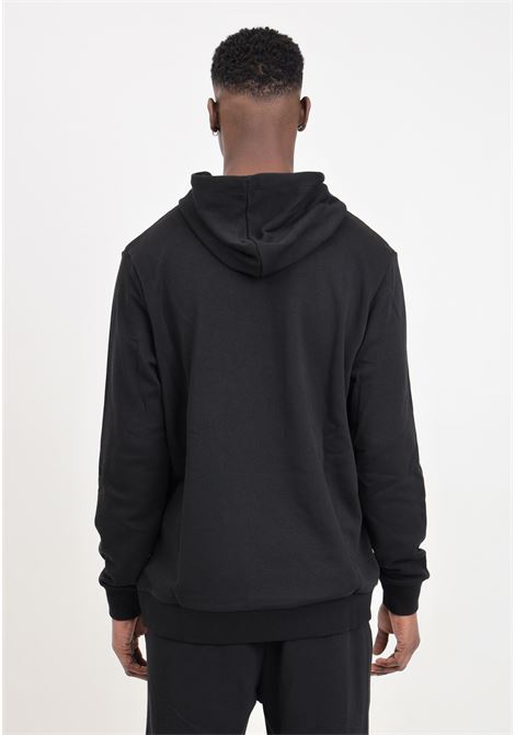 Black essentials small logo hoodie for men PUMA | Hoodie | 58669201