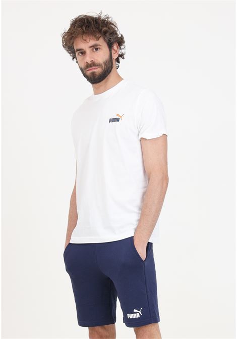 Essentials slim men's blue shorts PUMA | Shorts | 58674206