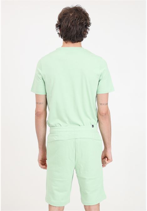 ESS+ Col pastel green sports shorts for men PUMA | 58676695