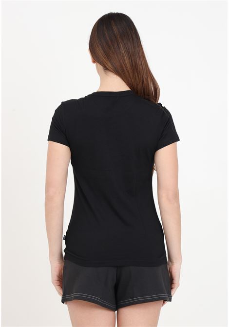 T-shirt da donna nera Ess small logo PUMA | T-shirt | 58677601