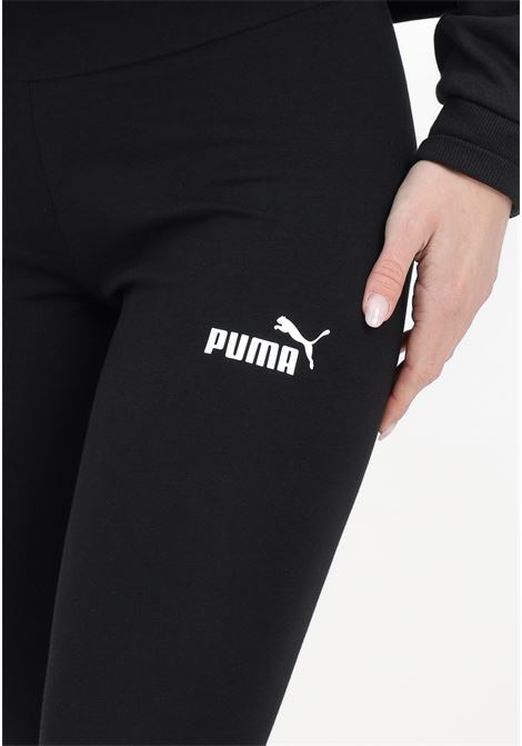 Essentials women's black leggings with logo PUMA | Leggings | 58683501