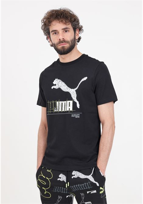 Brand love Graphic black men's t-shirt PUMA | T-shirt | 62427901